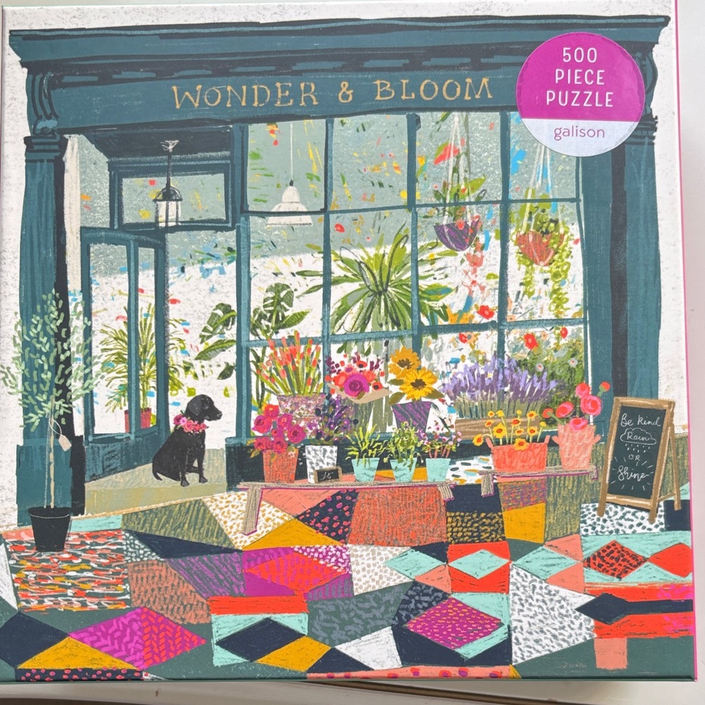 Galison Wonder & Bloom 500 Piece Puzzle - Multicolor